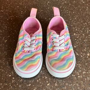 Vans Toddler Sneakers Wavy Rainbow Toddler Size 7